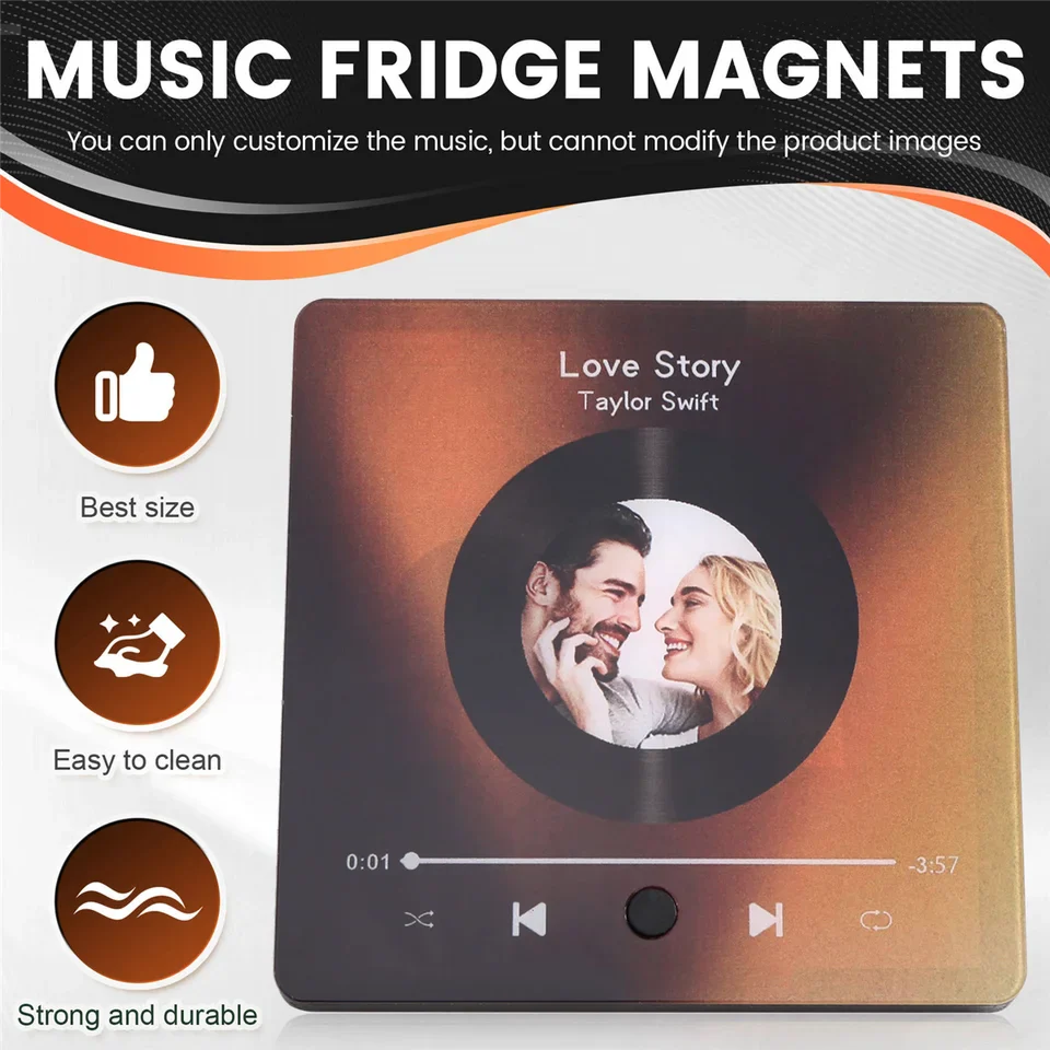 New Music Fridge Magnets - Fridge stickers that play songs, perfect gift for music lovers