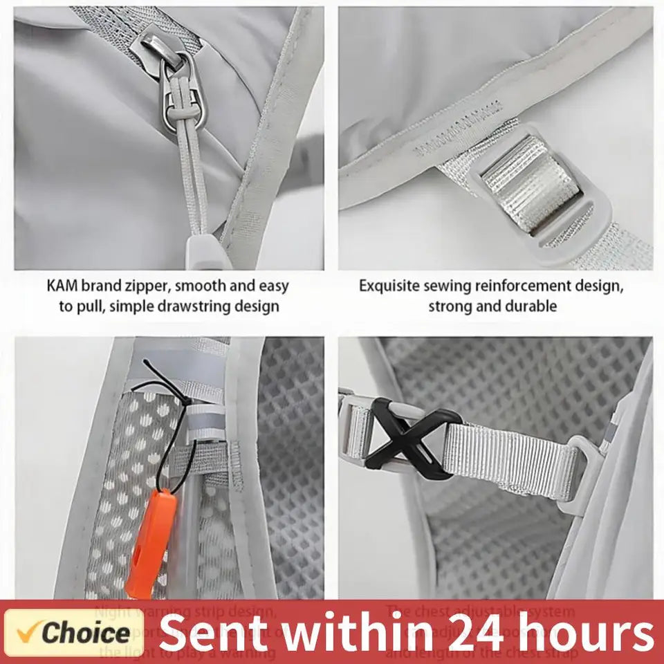 Neutral lightweight off-road running vest, hiking and running equipment