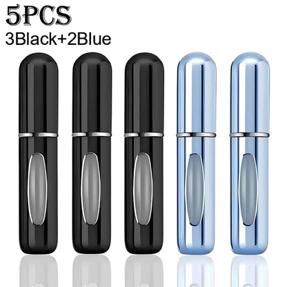 1/3/4/5 PCS mini refillable perfume portable atomizer bottle