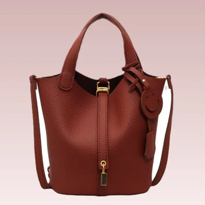 Retro bucket bag, high-end textured commuter bag 2025072908