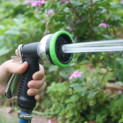 Garden High Pressure Water Gun 7&8-Pattern Adjustable Nozzle Hose Watering Sprinkler Lawn Pipe Multi-function Irrigation Sprayer