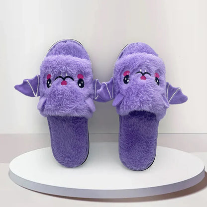 Halloween Bat Slippers Cute Bat Home Slippers