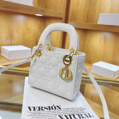 Solid-color shopping handbag 2025072906