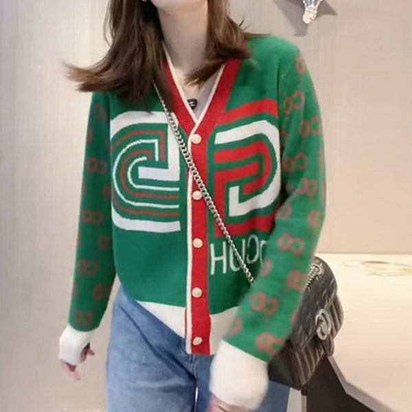 Classic Versatile Casual Knit Sweater 1025090305