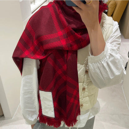 Fashion Casual Plaid Shawl 1025090806