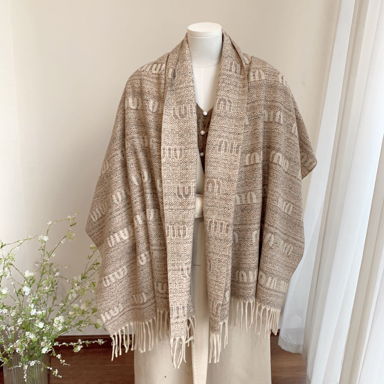 Premium Quality 3D Cashmere Scarf 1025090807