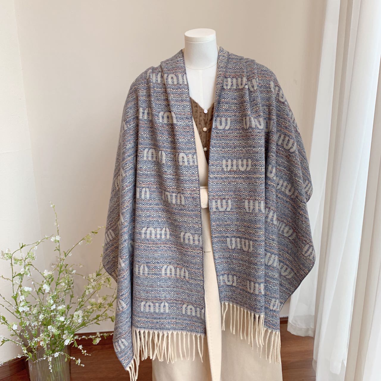 Premium Quality 3D Cashmere Scarf 1025090807