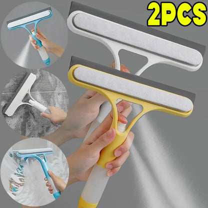 3-in-1 window cleaning, glass mirror wiper scrubbing, household car cleaning tools