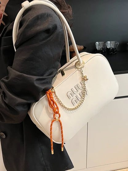 A niche and light luxury single-shoulder Boston bag 2025073003