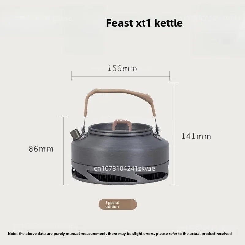XT1 Outdoor camping collection ring heat-resistant stove, kettle, coffee pot, teapot