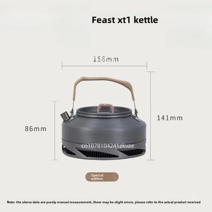XT1 Outdoor camping collection ring heat-resistant stove, kettle, coffee pot, teapot
