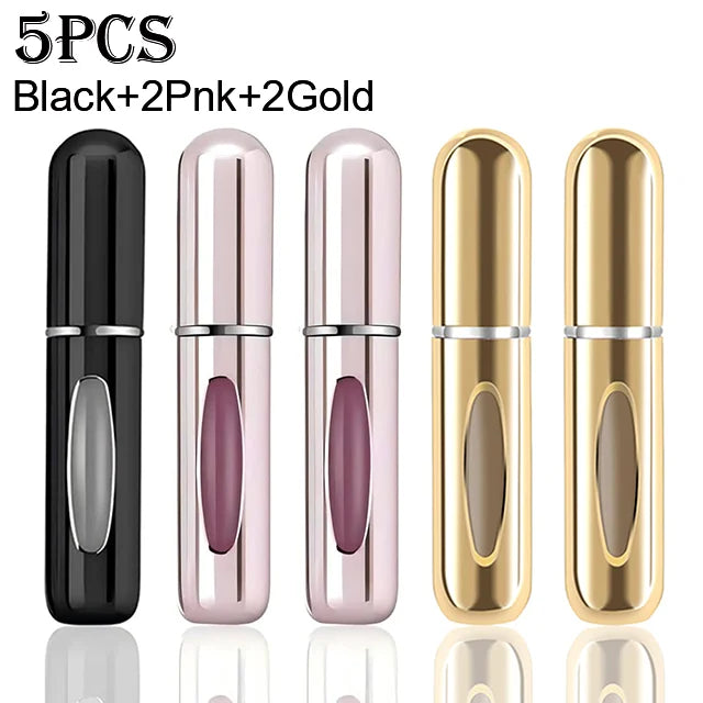 1/3/4/5 PCS mini refillable perfume portable atomizer bottle