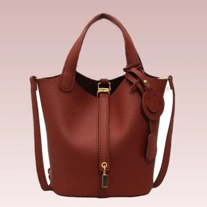 Retro bucket bag, high-end textured commuter bag 2025072908