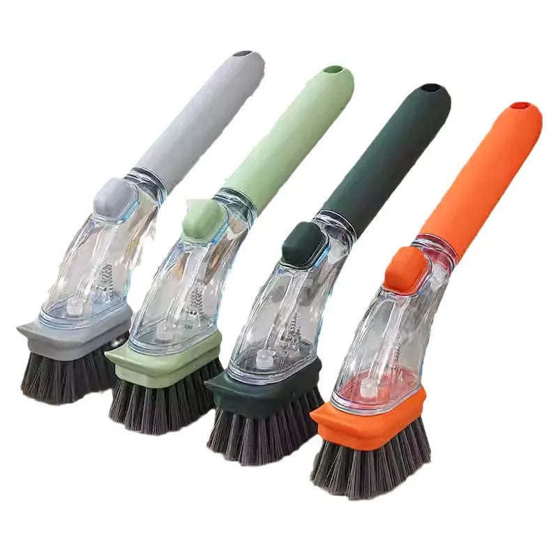 Household kitchen washing splash proof pot brush, multifunctional dormitory kitchen brush