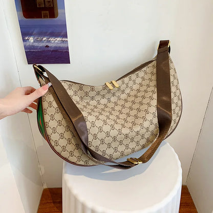 Large-capacity shoulder crossbody bag 2025080807