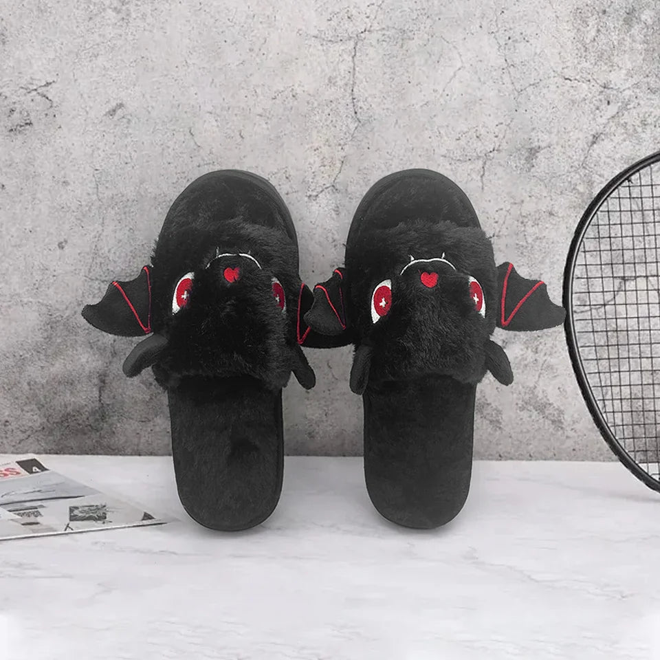 Halloween Bat Slippers Cute Bat Home Slippers