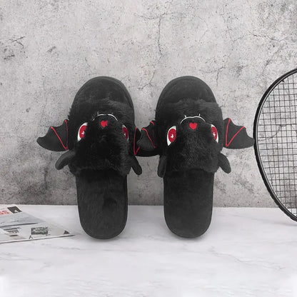 Halloween Bat Slippers Cute Bat Home Slippers