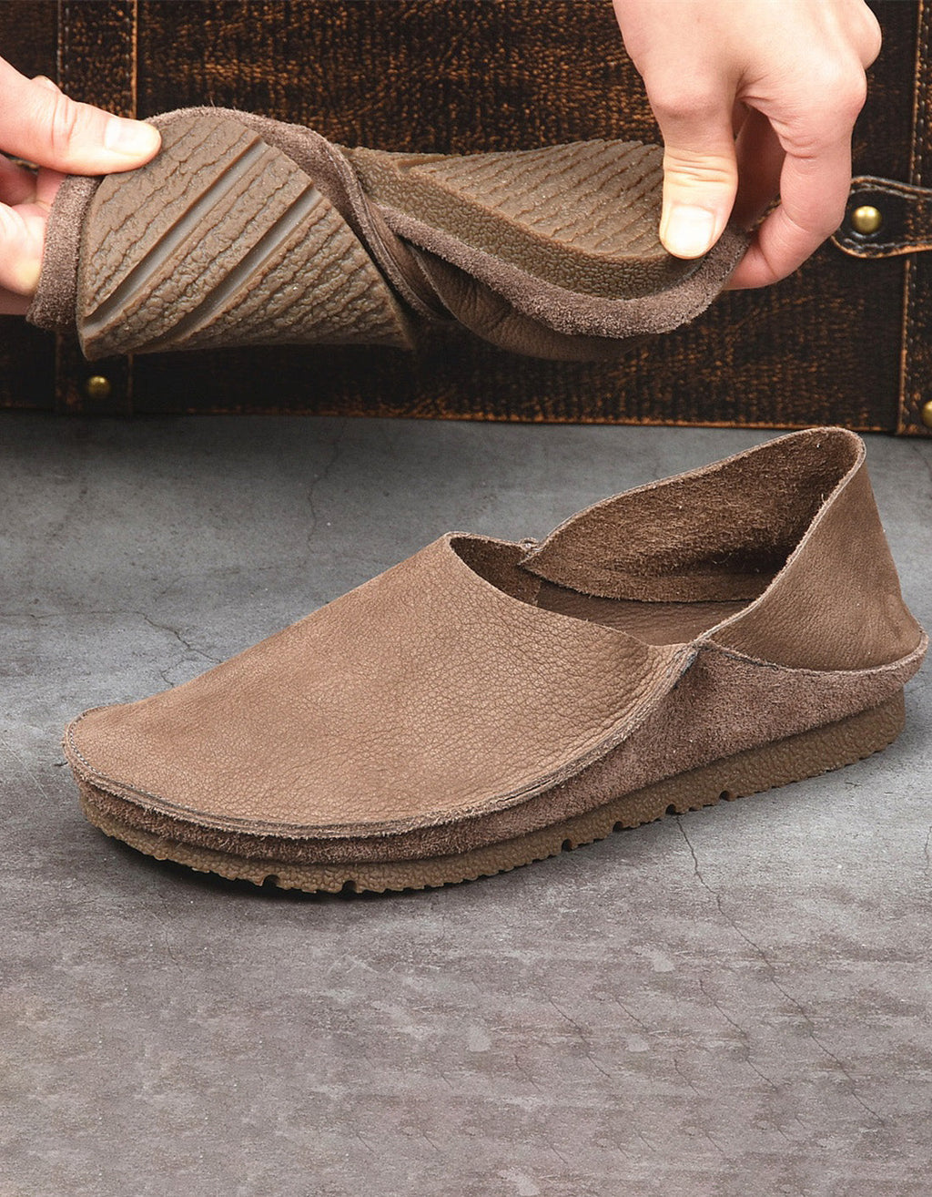Soft Sole Comfortable Handmade Retro Flats for Men
