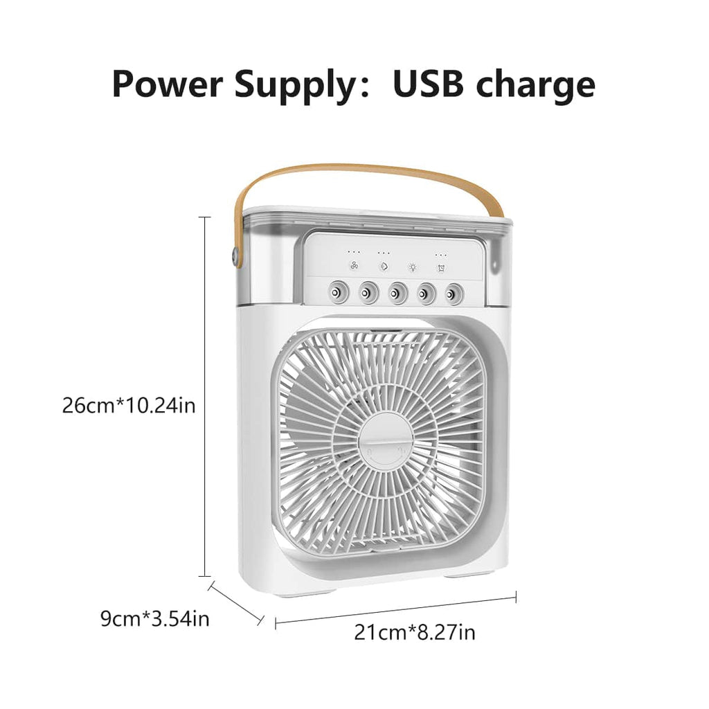 Spray Small Fan Small Home Dormitory Quiet Large Spray Humidifier Small Fan Desktop Quiet Cool Fan Usb Home Water Refill Small Fan