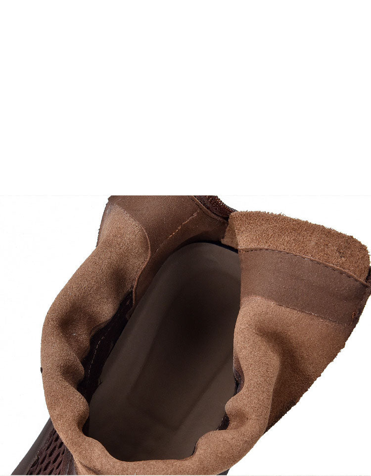 Summer Breathable Mesh Wide Toe Box Shoes Boots