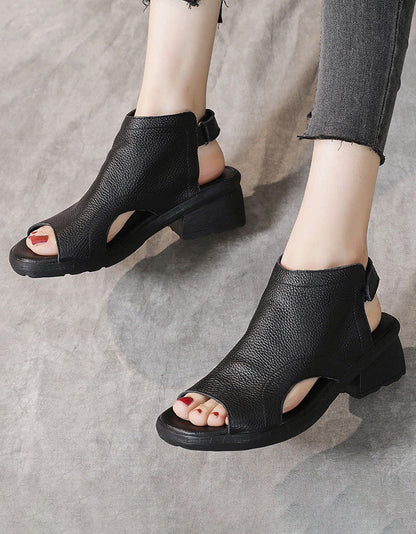 Summer Open Toe Slingback Sandals Boots 35-41