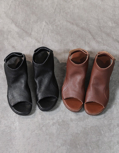 Summer Open Toe Slingback Sandals Boots 35-41