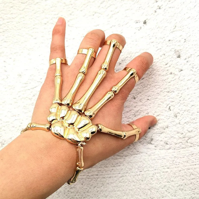 Necromantic Armor Skeleton Skeleton Bracelet and Finger Claws