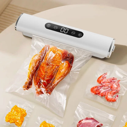 Portable Vacuum Sealer for Food Vacuumor for Products Kitchen Sealing Machine Cuisine Packaging Plastic Bag Sealant
