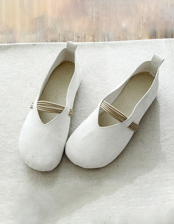 Women's Suede Light Weight Retro Flat Shoes