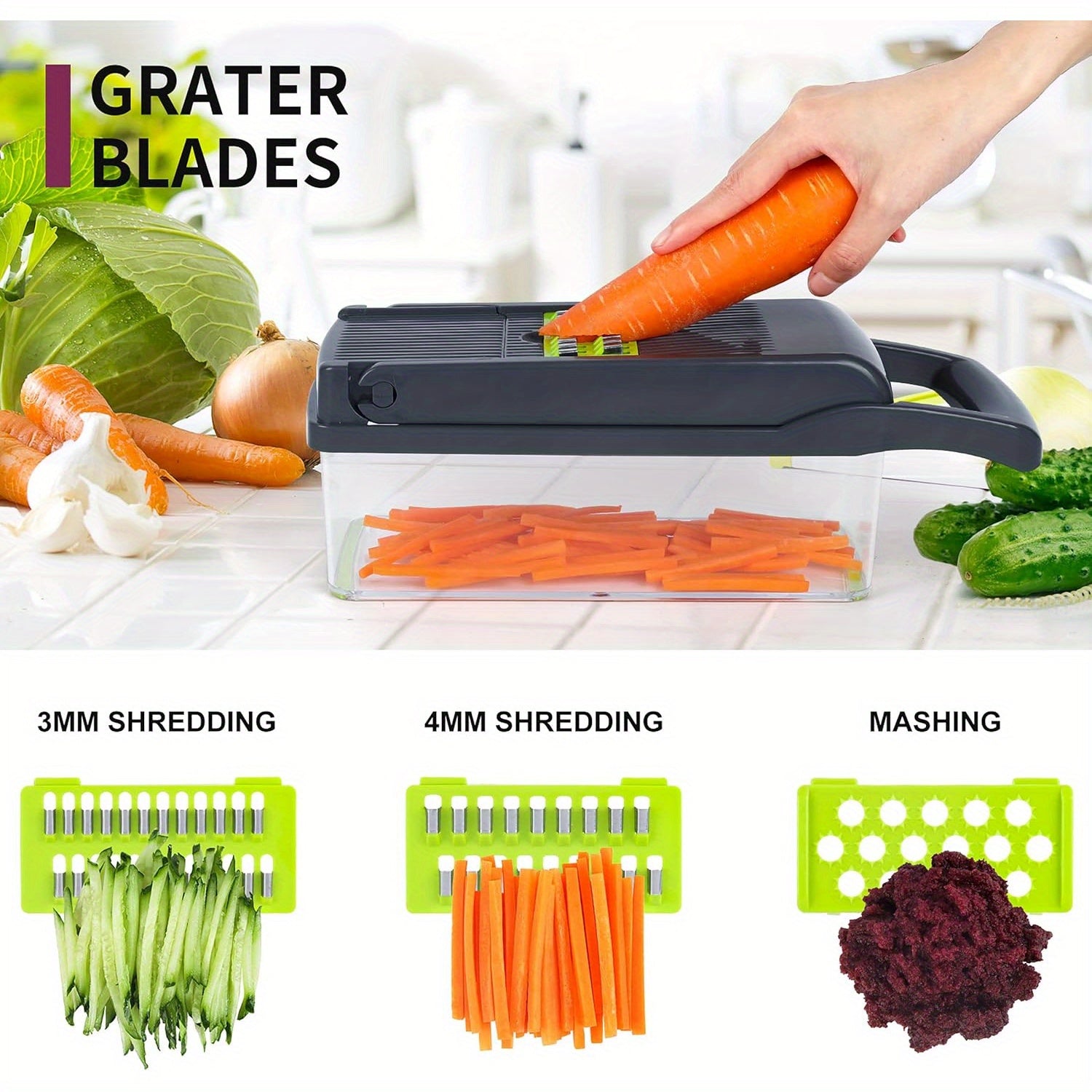 Pro 10in 1 Multifunctional Vegetable Chopper and Slicer Dicer