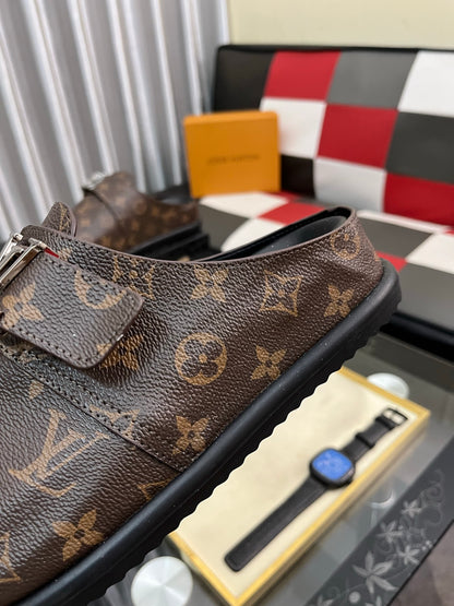 Lvv fashion casual printed slippers 0725082902