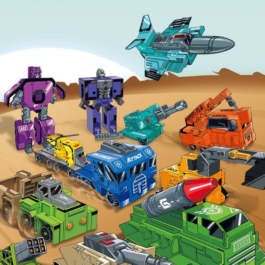 🔥2023 Hot Sale🔥Toy Deformation Number Transform Robot gyerekeknek