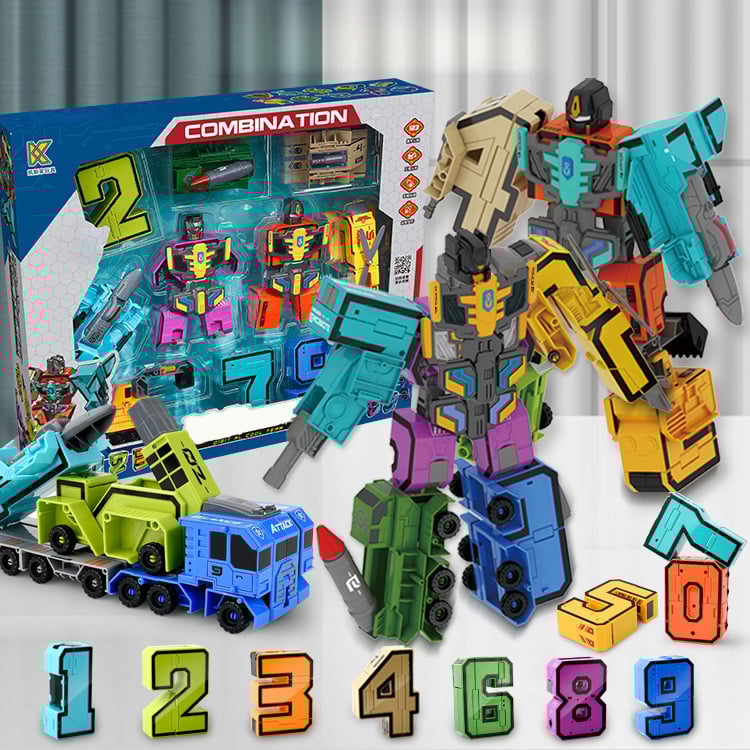 🔥2023 Hot Sale🔥Toy Deformation Number Transform Robot gyerekeknek