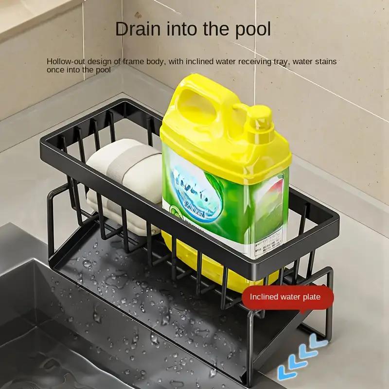 🛒Stainless Steel Kitchen Sink Storage Rack