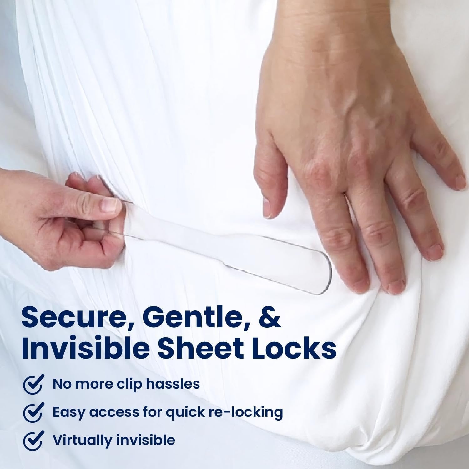 💖Last Day 49% OFF💖Sheet Holders - Secure Bed Sheets Firmly in Place - 4 Pack