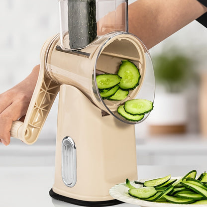 Hand-held Rotary Cheese Grinder｜Vegetable Chopper, Non-Electric Tool