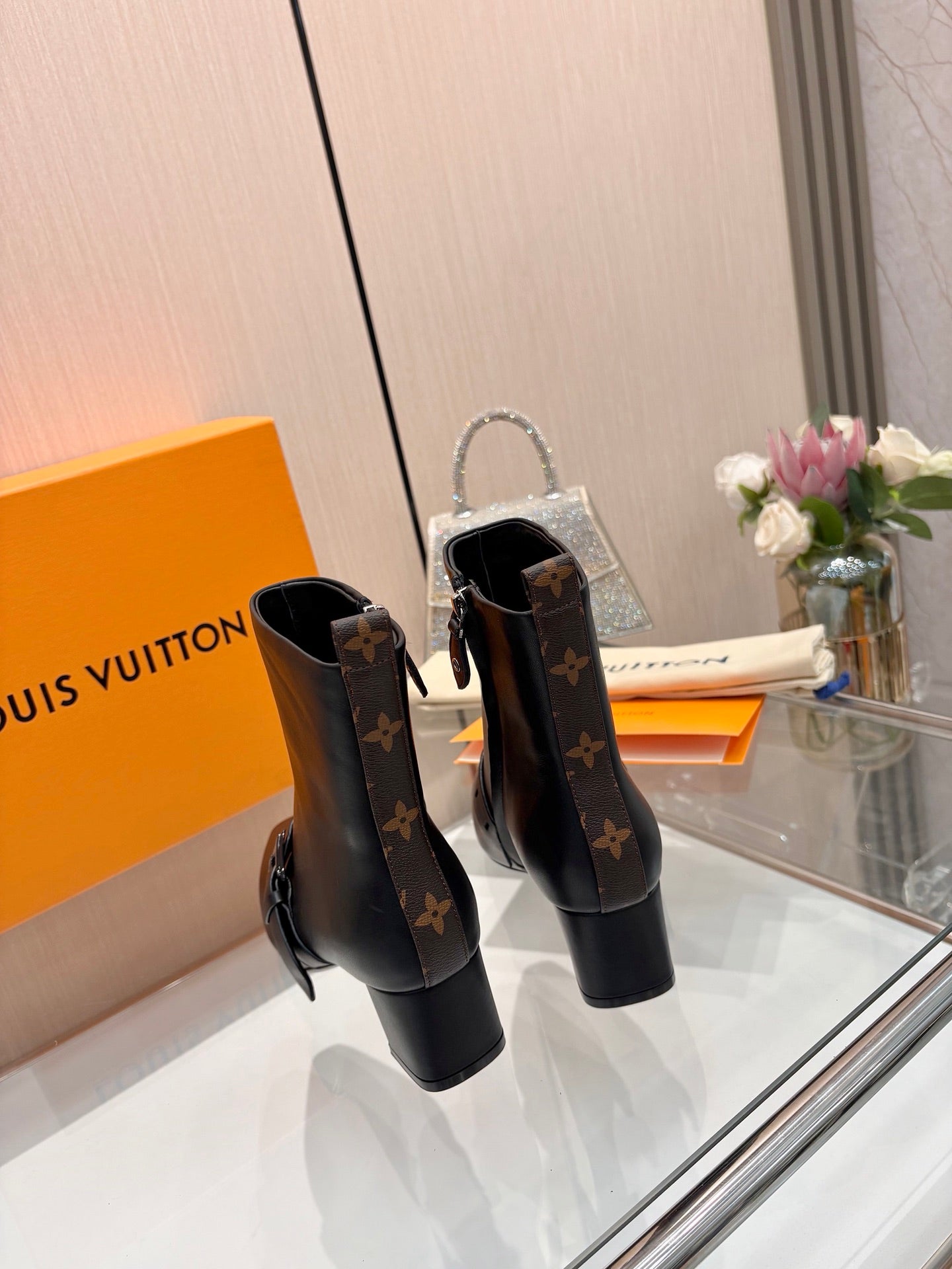 Lvv fashion printing new 4.5cm short boots 0725102002