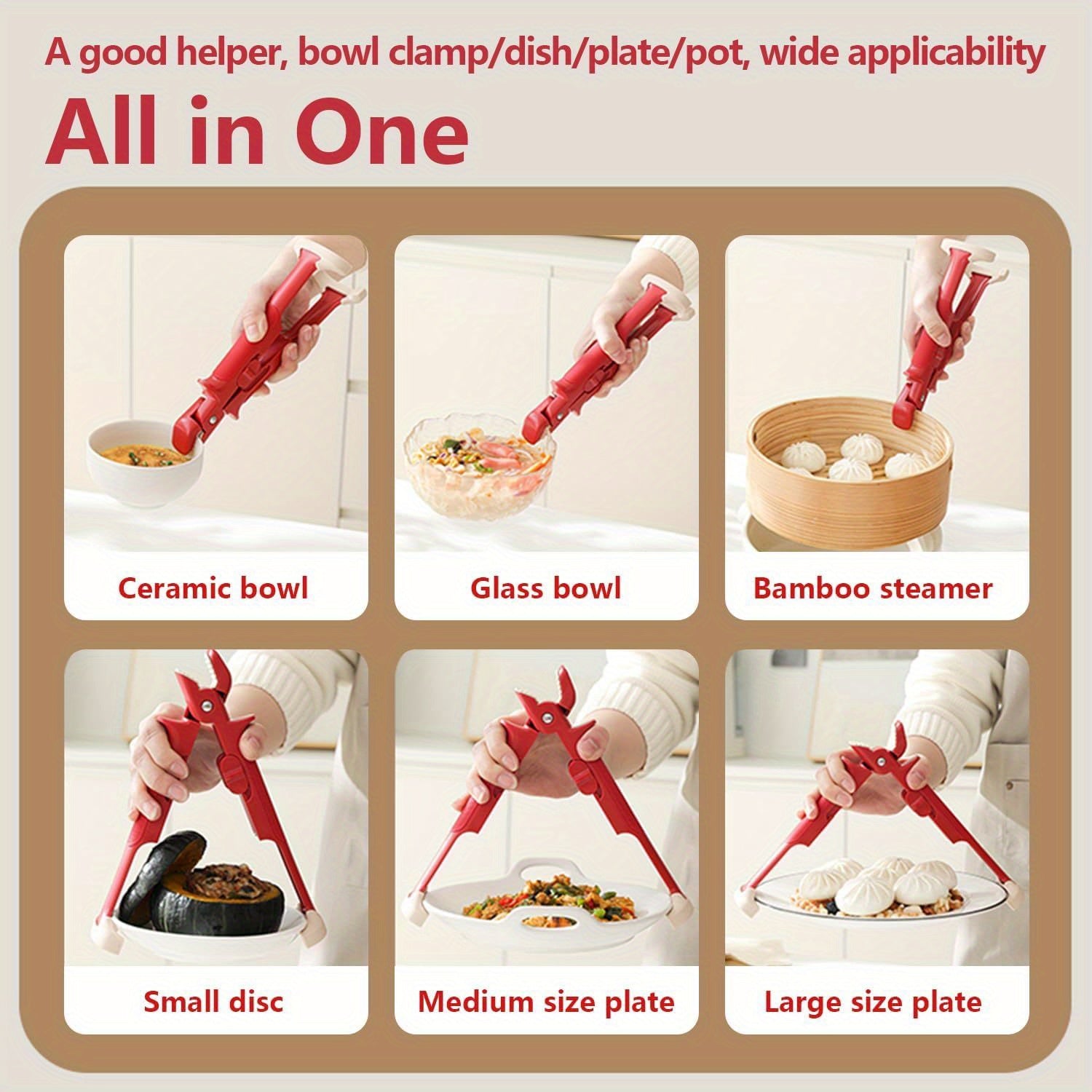 Bowl Clip 2-in-1 Anti-Scald Dish Clip