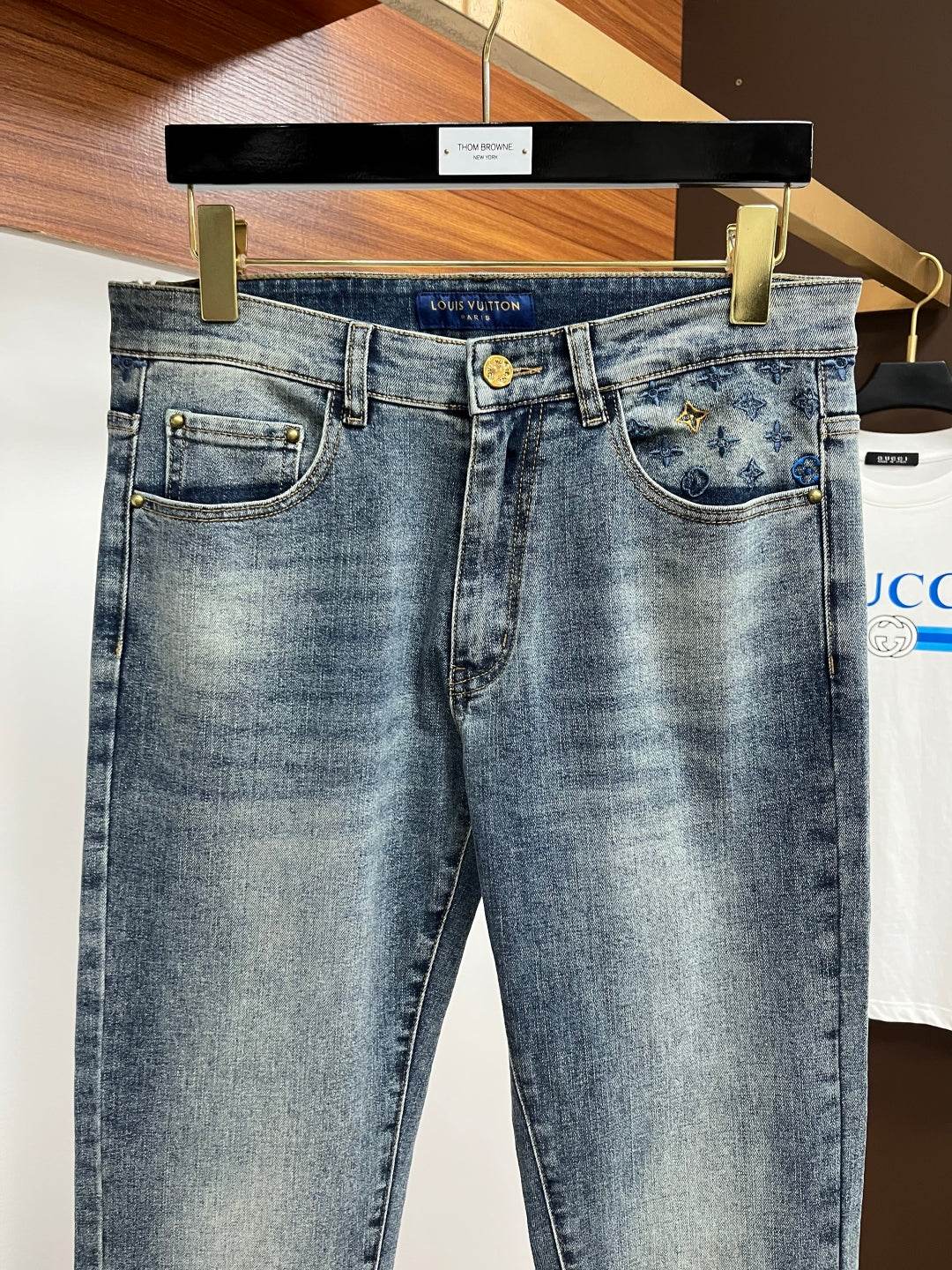 Lvv men's business casual jeans 0725092607