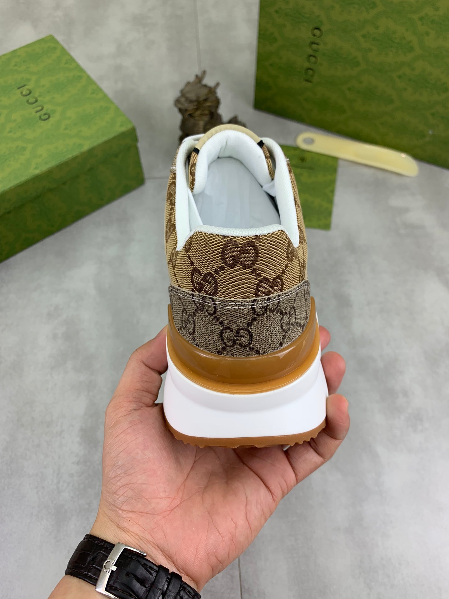 GG Men's printed sports shoes 0725101504