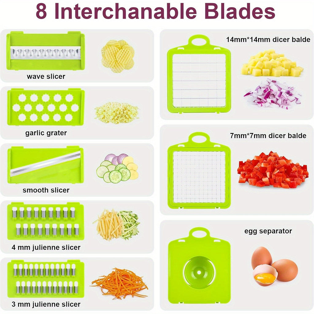 Pro 10in 1 Multifunctional Vegetable Chopper and Slicer Dicer