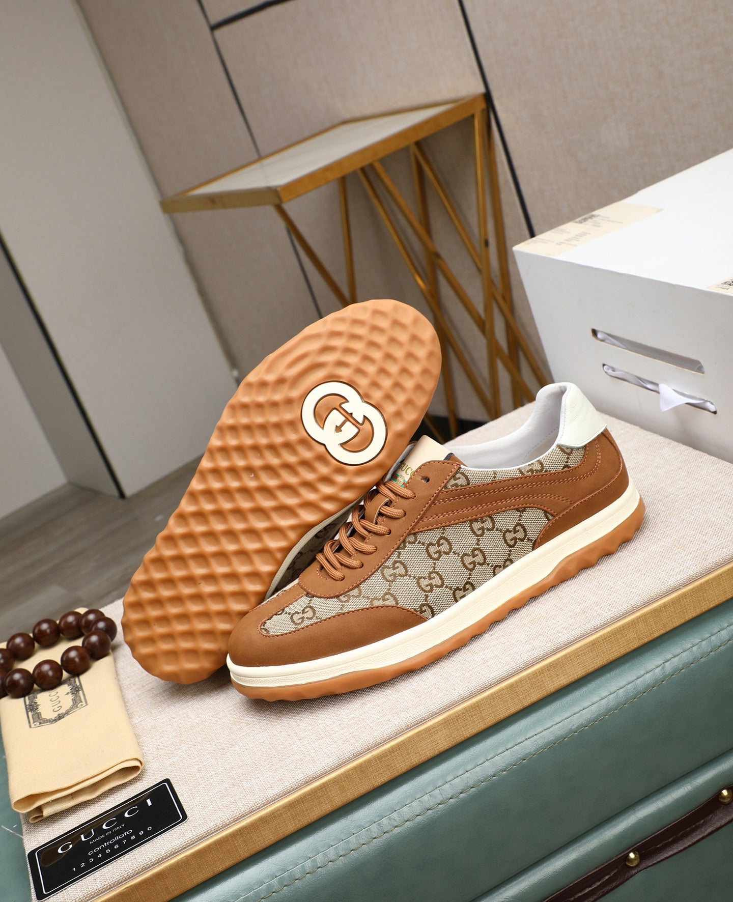 GG fashion print casual sneakers 0725081201