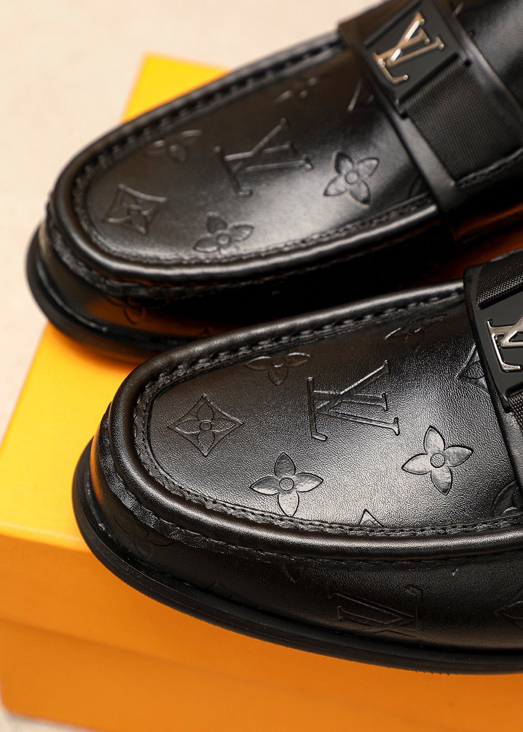 Lvv fashion printed leather shoes 0725073009