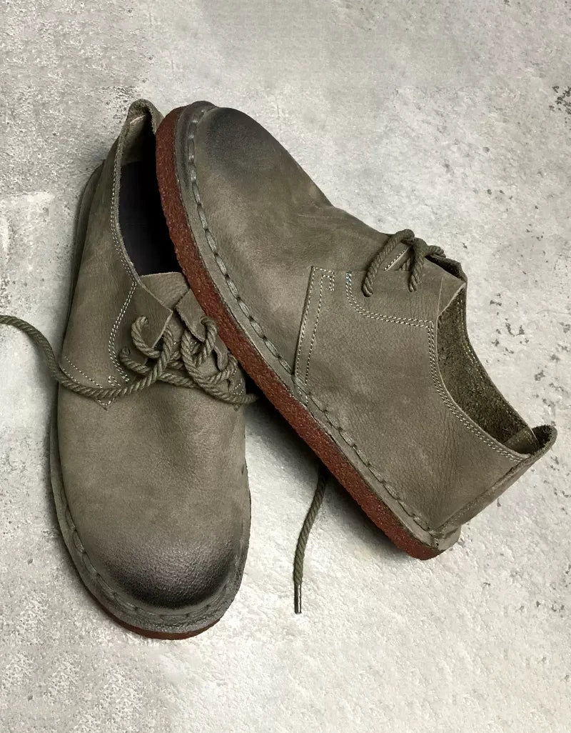 Soft Sole Comfortable Leather Flat Shoes for Men & Women 35-45