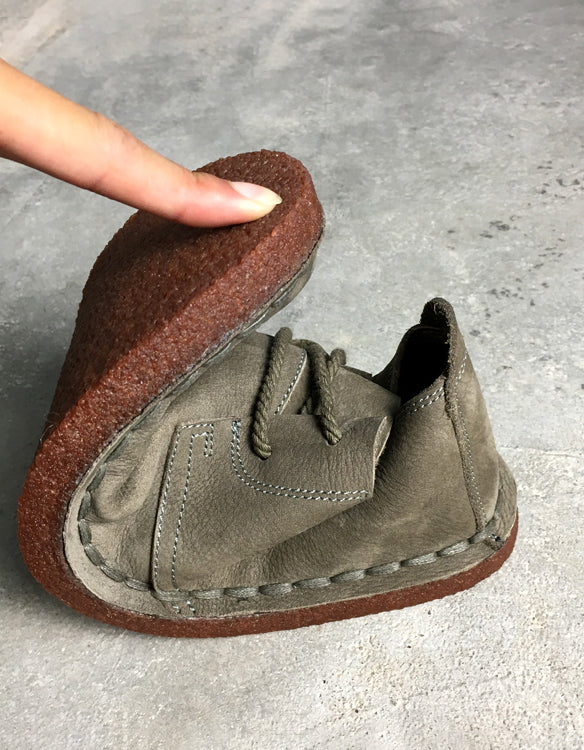 Soft Sole Comfortable Leather Flat Shoes for Men & Women 35-45