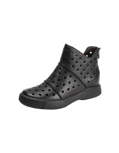 Handmade Comfortable Hollow Breathable Summer Boots 35-42