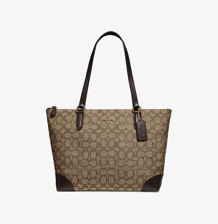 Signature PVC Zip Tote