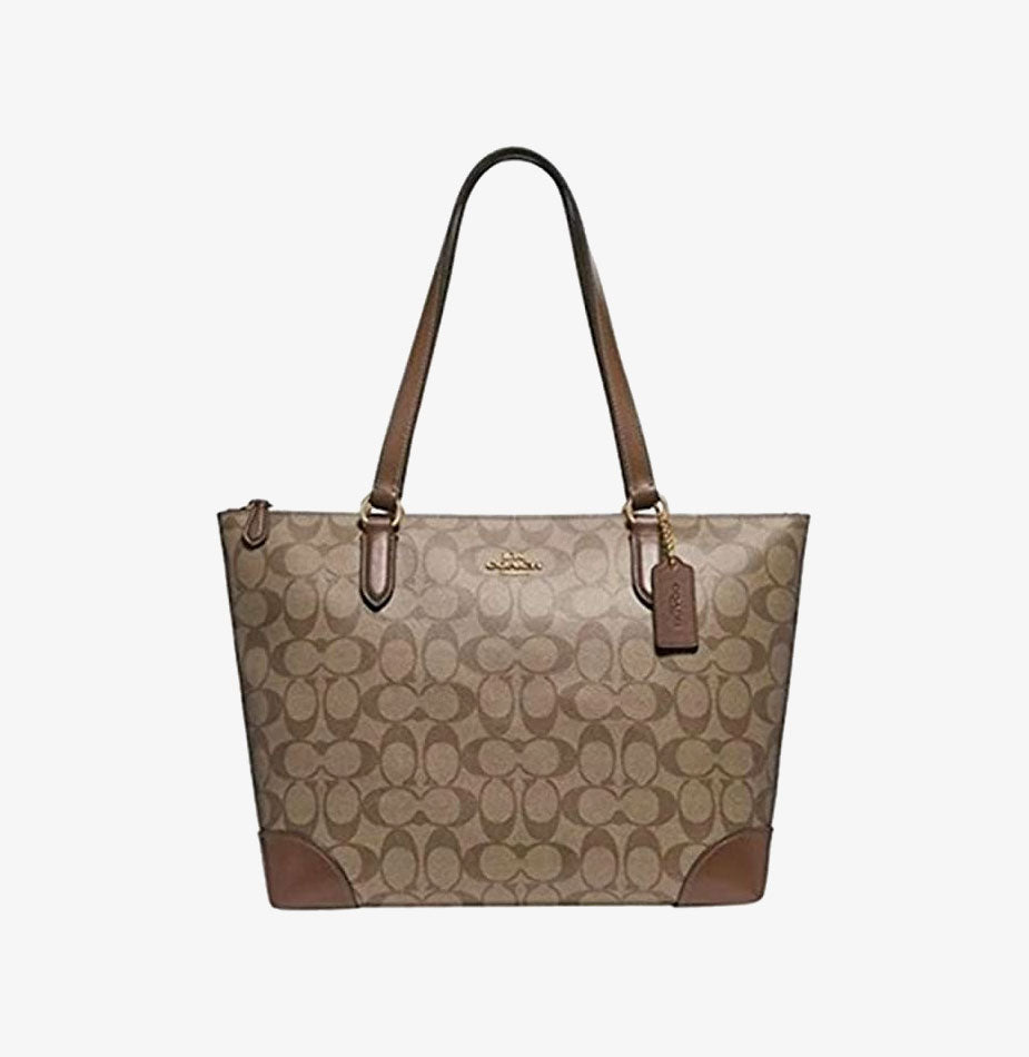 Signature PVC Zip Tote